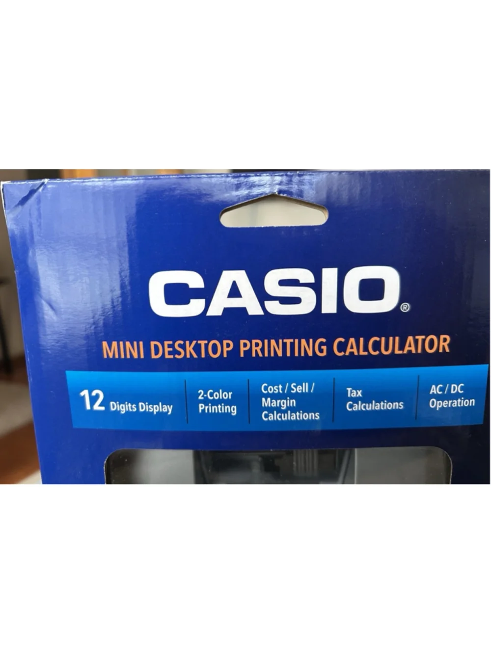 Casio Mini Desktop Printing Calculator 2-Color Printing Model HR-100TM